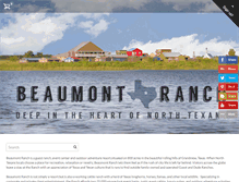 Tablet Screenshot of beaumontranch.com